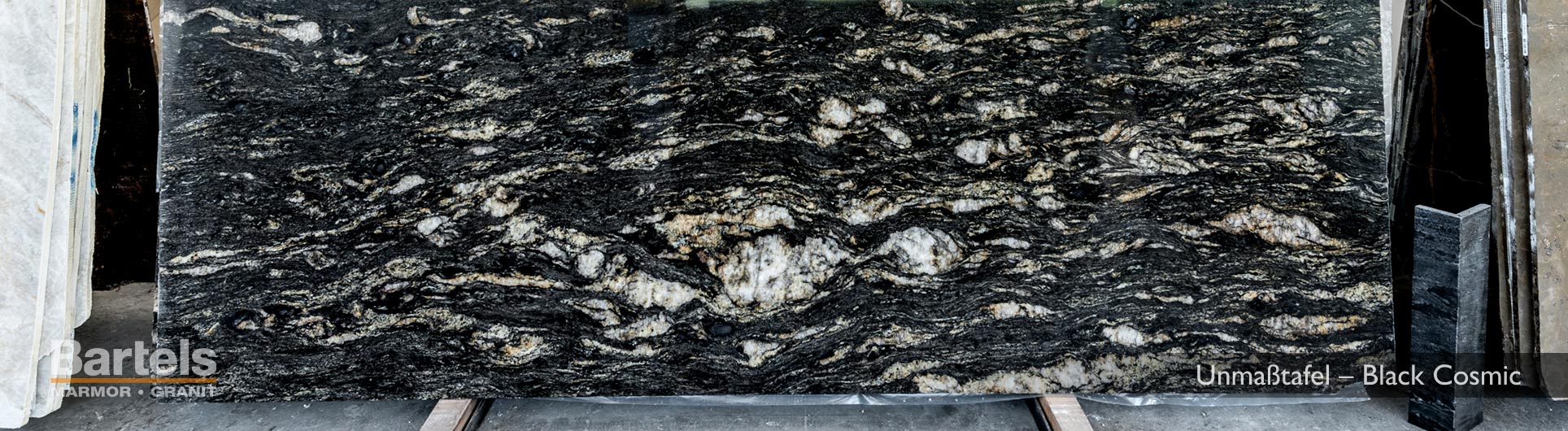 Unmaßtafel – Black Cosmic, Granit